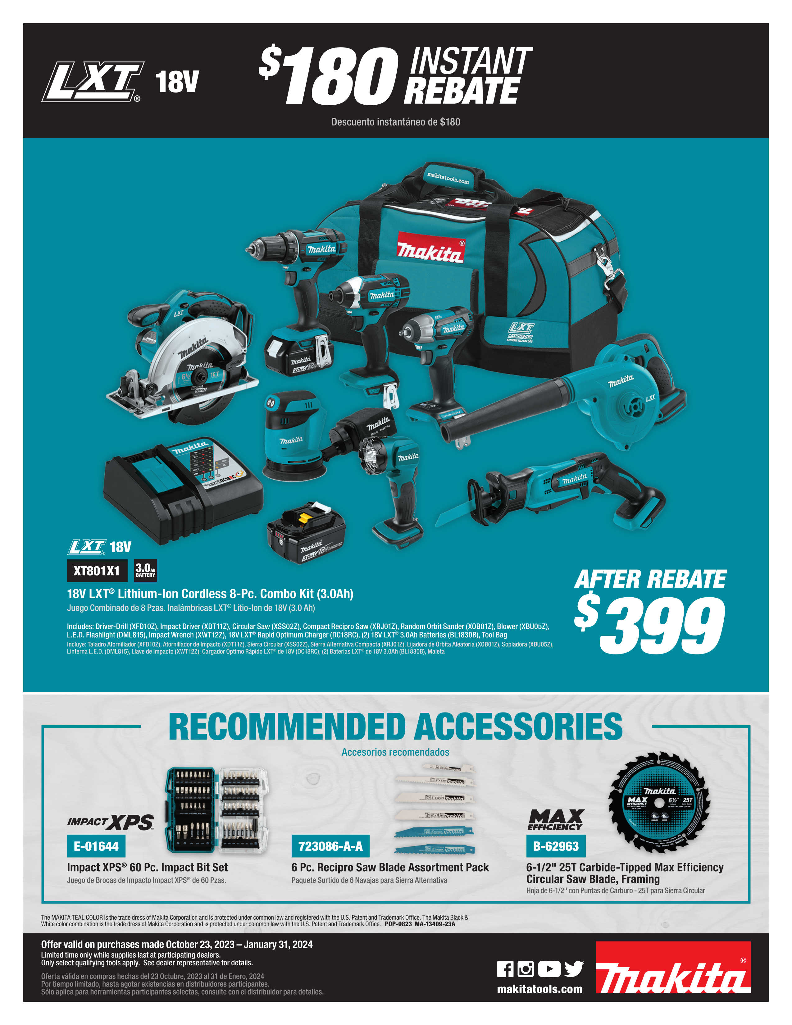 Makita discount special deals